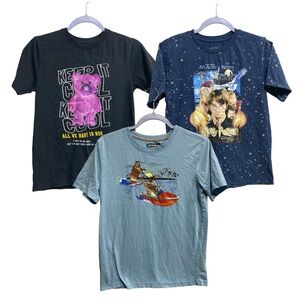 Boys Graphic Tee Bundle (3) – Size 14/16 Eddie Bauer, Harry Potter, Seven‎ Souls